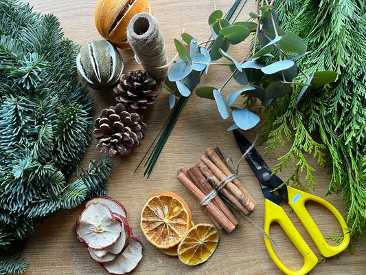 Christmas Wreath Making (12:30pm) 13th December